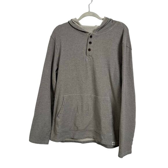 Line of Trade Breakers Beach Hoodie Men's Size Large Minimalist Neutral - Picture 1 of 7